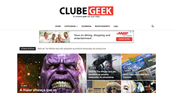 Desktop Screenshot of clubegeek.com